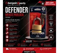 Defender Brass Padlock DFBP5 50mm