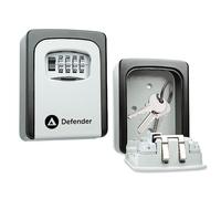 Defender Combination Dial Key Safe - Outdoor Wall Mounted Waterproof Key Lock Box - Secure Combination Key Storage Cabinet with Free Fixing Kit for Home, Office & Airbnb