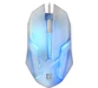 Defender Computer Gaming Mouse, Colour Changing and Wired, Best for PC and Laptop Gamer, 7-Color Backlight, Ribbed Scroll Wheel, Ergonomic Shape, Suitable for Long Working Hours