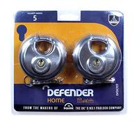 DEFENDER Diskus Padlock Twin Pack 70mm DEFDC70T