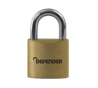 Defender Dfbp2T Brass Padlock Twin Pack 20mm Defbp2T