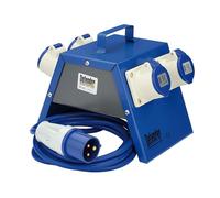 Defender E13112 230V Splitter Box, 4 x 16A