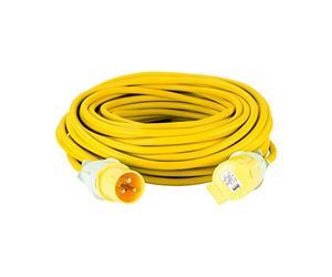 Defender E85233 25 m 16 A 2.5 mm 110 V Extension Lead Cable - Yellow