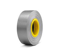Defender EXA-TAPE gaffer tape - fabric adhesive tape for repairs, masking, handicrafts, and marking, easy to tear off, weatherproof, glossy silver, 50 mm × 50 m