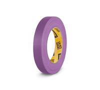 DEFENDER EXA-TAPE gaffer tape - fabric adhesive tape for repairs, masking, handicrafts, and marking, easy to tear off, weatherproof, matt, purple, 19 mm × 25 m