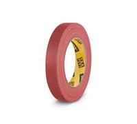 DEFENDER EXA-TAPE gaffer tape - fabric adhesive tape for repairs, masking, handicrafts, and marking, easy to tear off, weatherproof, matt, red, 19 mm × 25 m