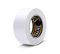 Defender EXA-TAPE-VALUE W 50 - Fabric Adhesive Tape, White, Glossy, 50 mm x 50 m