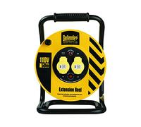 Defender E86510 50 m 16 A 2 Way 2.5 mm 110 V Industrial Trade Cable Reel - Yellow