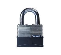 DEFENDER Laminated Padlock 50mm 2 Keys 5 Pin Cylinder DEFLAM50