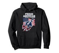 Defender Of Freedom Patriotic Aviation Fighter Jet Pullover Hoodie