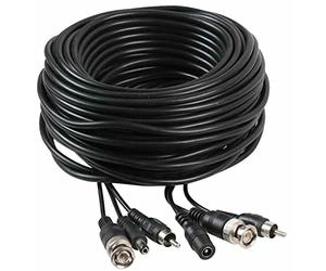 Defender Security 30m DC+BNC+RCA CCTV Lead Cable, male to male