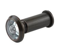 Defender Security U 10313 Door Viewer, 1/2 inch x 180-Degree, Solid Brass Housing, Glass Lens is U.L. Listed, Classic Bronze Plated Finish