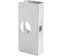 Defender Security U 9552 1-3/4-Inch Thick by 2-3/4-Inch Backset 2-1/8-Inch Bore Recessed Door Rein Forcer, Stainless Steel