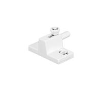 Defender Security U 9867 Anti-Lift Sliding Door Bolt Lock, White Finish
