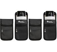 Defender Signal Blocker 4 Pack - RFID Faraday Pouch - Police Accredited Car Key Security Case - Phone Case Signal Blocking Device - Faraday Bag for Car Keys Mobile Phone Credit Cards