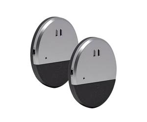 Defender Ultra Slim Window Alarm 2 Pack, 130dB Vibration Sensor, Glass Break & Window Smash Detection, Loud Security Siren, Police Accredited, Gold Sold Secure