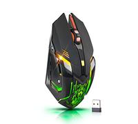 Defender® Wireless Gaming Mouse - Gaming Mouse - LED Lighting (On/Off) - Software/Macro Edition/Gaming - 3200 DPI