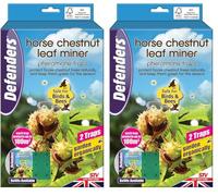 Defenders Horse Chestnut Leaf Miner Pheromone Trap - Twinpack, Refillable, Re-usable Protect Horse Chestnut Trees Naturally and Keep Them Green for The Season (Pack of 2)