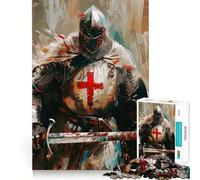 Defenders of The Faith Jigsaw for Adults 1000 Pieces Brain Calisthen Clean Connection Pattern Assemble Ideal Decor (38x26cm)
