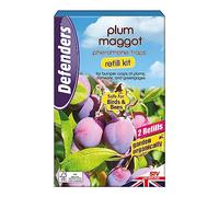 Defenders Plum Maggot Pheromone Trap Refill Kit - Twinpack For Bumper Crops of Plums, Damsons, and Greengages