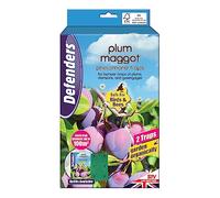 Defenders Plum Maggot Pheromone Trap - Twinpack, Refillable, Re-usable For Bumper Crops of Plums, Damsons, and Greengages