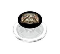 Defending Liberty Since Day One Est 1776 Eagle Flag USA Star PopSockets PopGrip for MagSafe