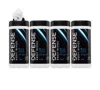 Defense Soap Body Wipes 40 Count (Pack of 4)