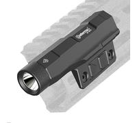 DEFENTAC 2400lm Aluminum Flashlight is Compatible with Picatinny/Mlok Rail for Rifle, Rechargeable Weapon Light with Strobe/Momentary, with Pressure Pad Switch