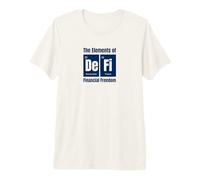 DeFi The Elements of Financial Freedom Crypto Blockchain Premium T-Shirt