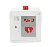 Defibrillator cabinet, Wall Mounted First Aid Kit AED Alarm Box With Key And Alarm, Fits Most AED Models, For Office, Nursing Home