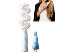 Defining Brush - Portable Massager with Bristles and Handle, Comb Massager for Scalp | For Daily Use Travel Salon Spa Grooming Parties Wedding Bridal Holiday Festival Summer