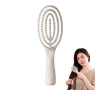Defining Hair Brush, Ventilated Curling Brush, Women's and Men's Curl Hair Brush with Long Handle, Long and Short Curly Hair, Shaping Brush Comb for Hairdressing Salon, Bathroom, Dormitory