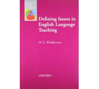 Defining Issues in English Language Teaching (Oxford Applied Linguistics)
