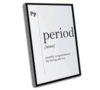 Defining Wall Art,Define Wall Decoration,Period Funny Definition Print Best Friend Gift Sister Gift Dorm Teen Room Decor Teenager Gift Typography Girl Gift Funny Gift,12x16 Inch UnFramed Wall Art