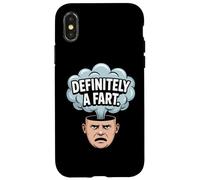 Definitely A Fart Funny Sarcastic Humor Joke Case for iPhone X/XS