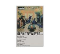 Definitely Maybe Oasis Album Poster Aesthetics Canvas Wall Art Living Room Poster Modern Home Decoration Printing Poster Home Office Decoration Canvas Poster Art Poster DecorationUnframe-style-2012x18