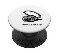 Definitely Not a Cop Undercover Costume PopSockets Adhesive PopGrip