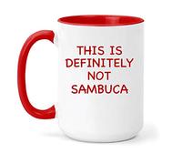 Definitely Not Sambuca Funny Mug in Different Colours (,Red)