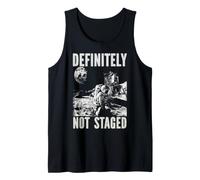 Definitely Not Staged Moon Landing Conspiracy Tank Top