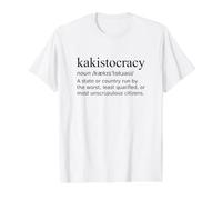 Definition Kakistocracy - Rule of the Worst Value Graphic T-Shirt, Men, White, M