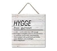 Definition Noun Hygge Wooden Signs Noun Dictionary Definition Hanging Wood Sign Home Decor Signs Rustic Wooden Home Wall Sign Wood Pallet Plaque for Home Bedroom Living Room 12x12in