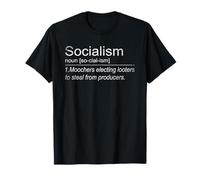 Definition Socialism Anti Communism Gift Anti Socialism T-Shirt
