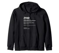 Definition Zyad Name Saying Zyad First Name Zyad Zip Hoodie