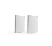 Definitive Technology Dymension AW-450 Outdoor Speaker (White, Pair), Two-Way Surface Mount Wired Speakers, 4.5" Woofer, 1” Tweeter, & 4.5"x6” Passive Bass Radiator, IP66 All-Weather Outdoor Speakers