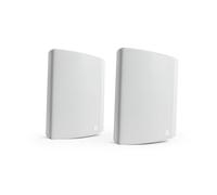 Definitive Technology Dymension AW-650 Outdoor Speaker (White, Pair), Two-Way Surface Mount, 6.5" Woofer, 1” Tweeter, & 5”x10 Passive Bass Radiator, IP66 All-Weather Wired Outdoor Speakers