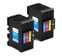 DEFIYAN 1 To 3 Set Compatible Sublimation Ink Cartridges Compatible With IPSiO SG7100 SG3110 SG3110dnw SG2100 SG2010L SC3100 SG3120sf SG3200 SG2200(GC41-2set)