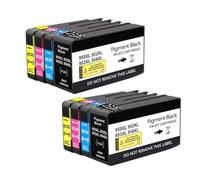 DEFIYAN 1 To 5 Set Compatible Ink Cartridges Compatible With Officejet Pro 7720 7730 7740 8210 8218 8710 8715 8718 8720 8730 8740(4COLOR 2SET)
