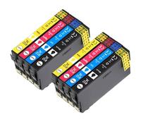 DEFIYAN 1 To 5 Set Compatible Ink Cartridges Compatible With WorkForce Pro WF-3820 WF-3825 WF-4830 WF-4835 WF-7830 WF-7840 WF-7845 T812XL 812XL 812 XL(8pcs 2set)