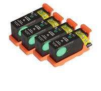DEFIYAN 100XL 100 105 108 LM100 105 108XL Color Compatible Ink Cartridge Compatible With S301 S302 S305 S405 S815 Printers(4PCS BLACK)