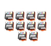 DEFIYAN 10pcs Compatible Ink Cartridge T376 Compatible With PictureMate PM-525 Printer 4 Color T3760 E376 E-376